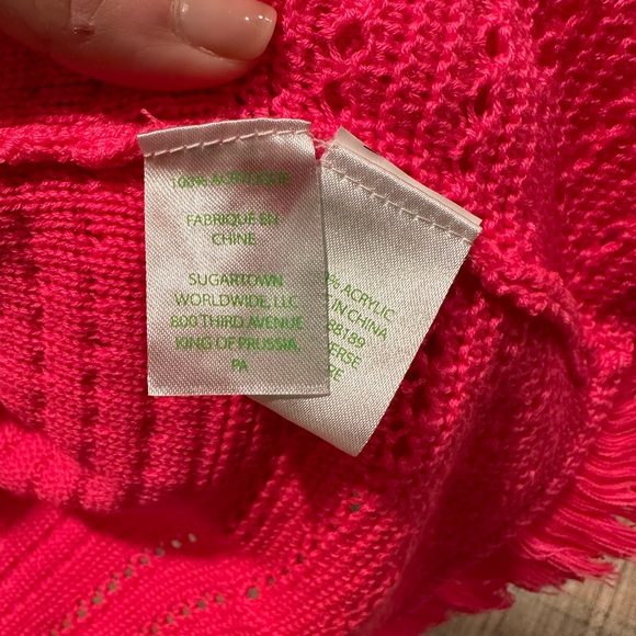 Lilly Pulitzer - Noble Fringe cardigan. NWT. Small - Picture 8 of 8